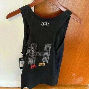 NWT Under Armour Men’s Harlem Run Mesh Tank Black S